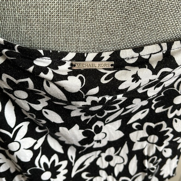 MICHAEL KORS NWOT Chain Strap Floral Cotton Dressy Tank Top, Size M - Picture 6 of 11